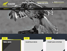 Tablet Screenshot of falconladder.com